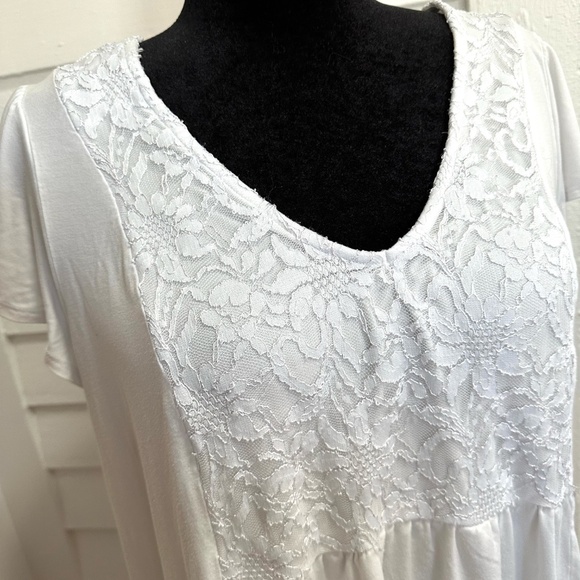 Torrid Super Soft White Knit Top - Picture 7 of 8
